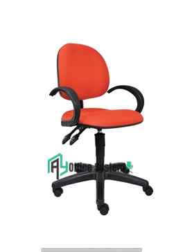 Office Fabric Typist Chair with Armrest