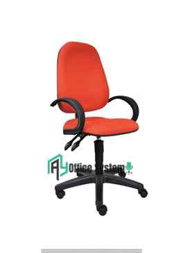Fabric Office Typist Chair with Armrest