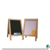 A Shape Mini Menu Board with Wooden Frame