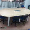 oval shape conference table