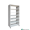Double Side Library Rack With Side Panel