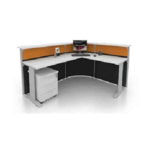 Reception Counter With Partition System - RCP 1