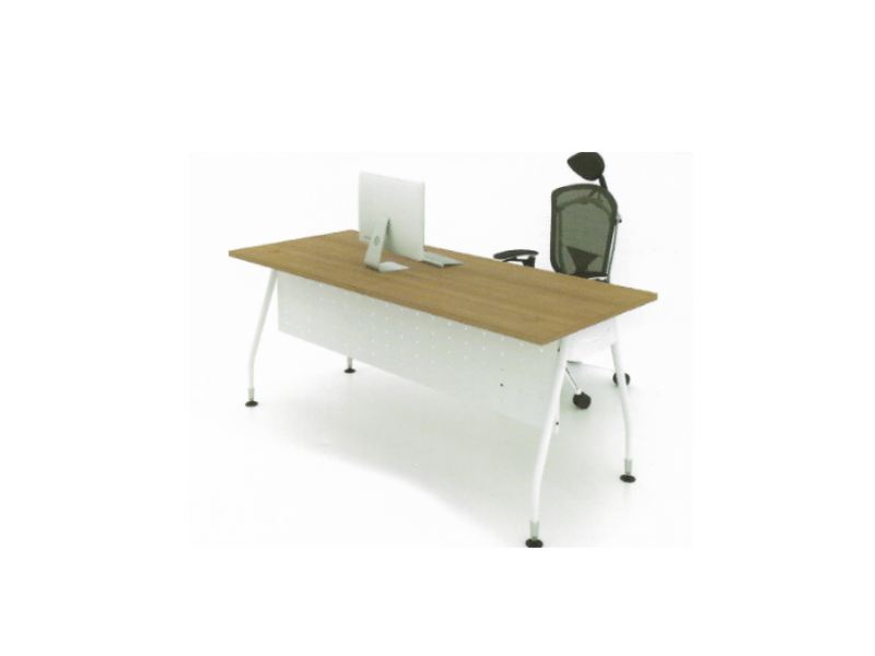 Rectangular Shape Office Table with V Metal Leg