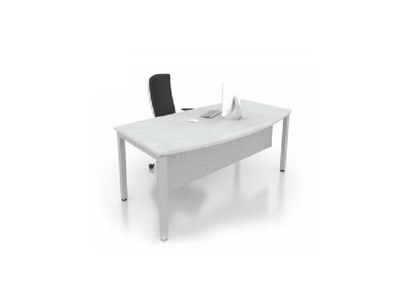 MMD 157-U - D Shape Office Table with U Metal Leg