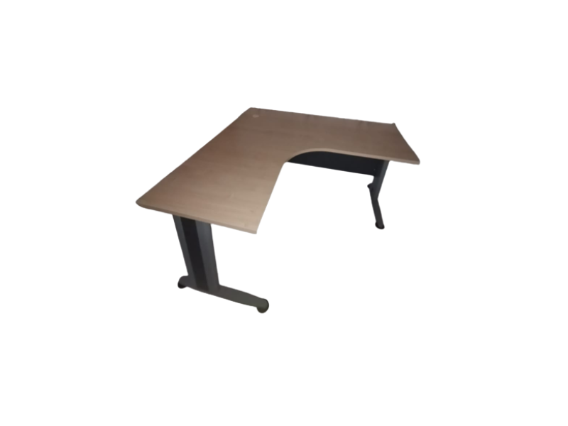L Shape Office Table with J Metal Leg - VTL 1515