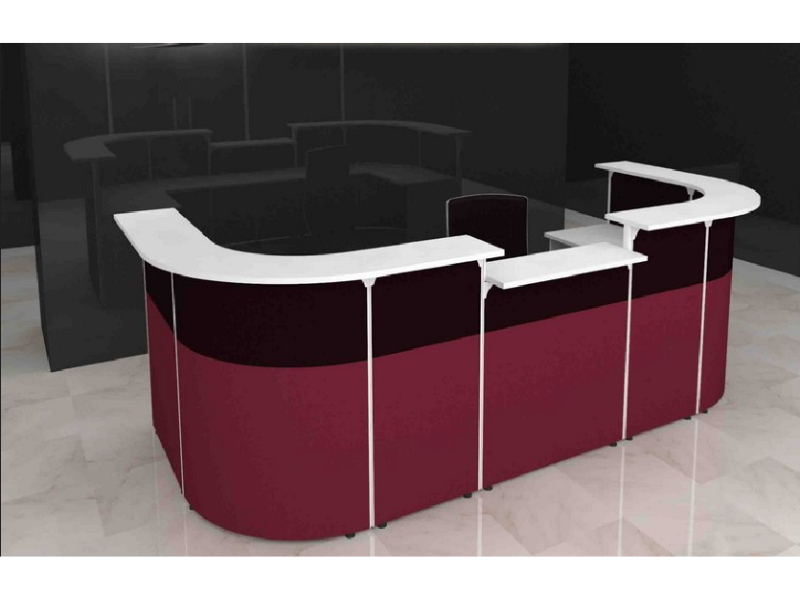 Reception Counter With Partition System Concept 3- RCP 3