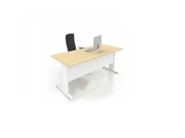 Rectangular Shape Office Table with J Metal Leg