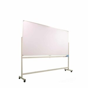 Magnetic Whiteboard + Soft Notice Board Twin Board With Stand