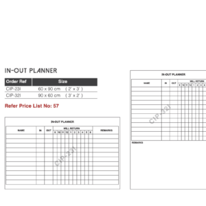 In Out Planner