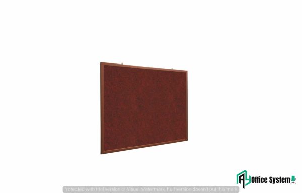 Velcro Notice Board With Wooden Frame