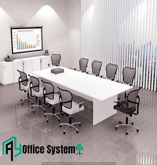 Rectangular Shape Conference Table - MV 18 - Meeting Table Supplier  Malaysia - AY Office System