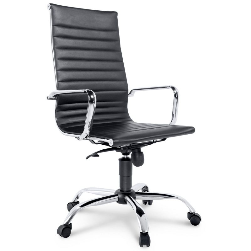 Non-Executive Leather Office Chair – A-0013/0015/0018