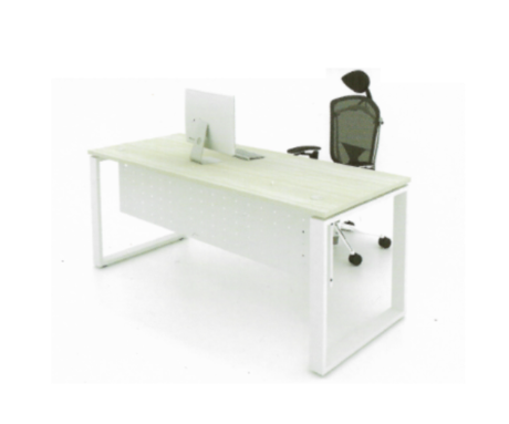 Rectangular Shape Office Table With O Metal Leg – F1-SR 1275