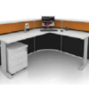 RECEPTION COUNTER WITH PARTITION SYSTEM – F1-PAS 20