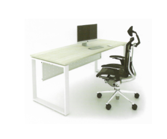 Rectangular Shape Office Table With O Metal Leg – F1-SR 1275