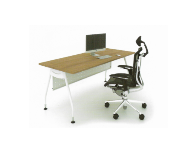 Rectangular Shape Office Table With V Metal Leg – F1-JR 1275