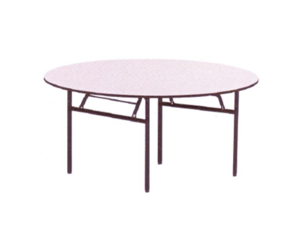 Round Shape Banquet Table With 25 MM Epoxy Leg - VFO 40 N