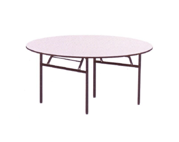 Round Shape Banquet Table With 25 MM Epoxy Leg - VFO 40 N