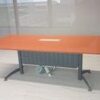 Boat Shape Conference Table With Taxus Leg - F1-TBC 1800