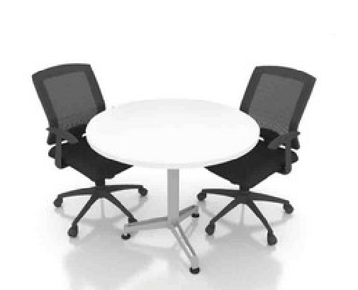 ROUND SHAPE DISCUSSION TABLE WITH TRIPOD LEG – F1-DT-TR 900