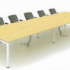 Rectangular Shape Conference Table With U Metal Leg - F1-URC 1800