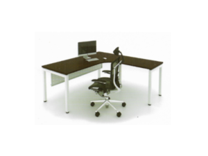 L Shape Office Table With U Metal Leg - F1-UL 1515