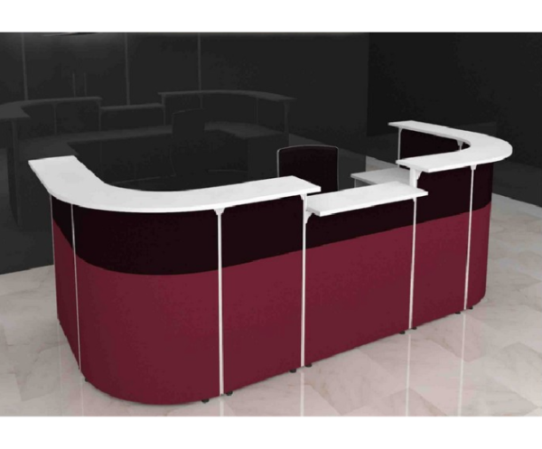 RECEPTION COUNTER WITH PARTITION SYSTEM – F1-PHALARIS