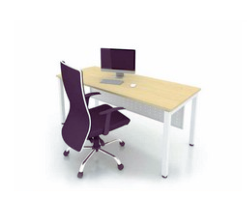 Rectangular Shape Office Table with U Metal Leg – F1-UR1275