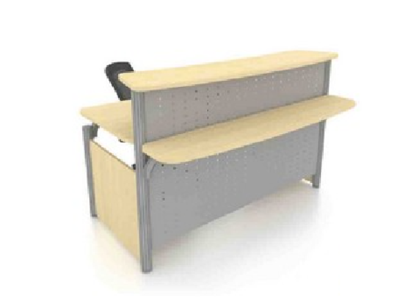 RECEPTION COUNTER WITH PARTITION SYSTEM – F1-PHA 16