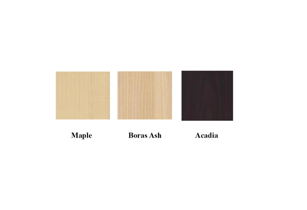 Color Option For Maple, Boras Ash, Acadia