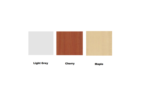 Light Grey/Dark Grey, Cherry/Dark Grey, Maple/Dark Grey Color Option