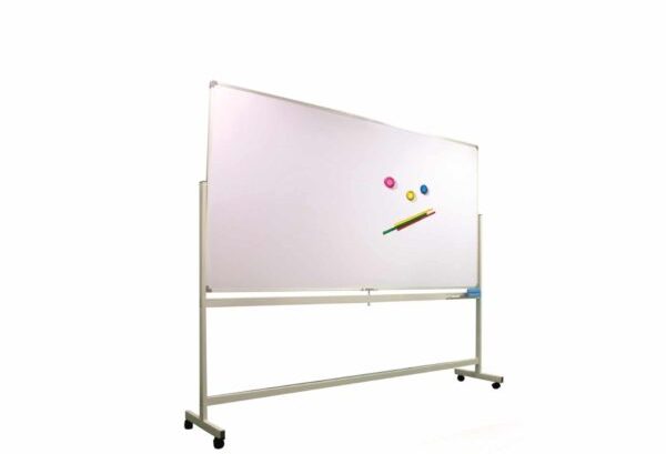 Double Sided Magnetic Whiteboard With Stand - F-DMS