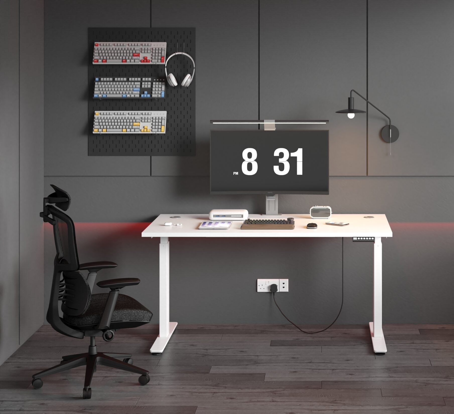 Sit Stand Adjustable Table - Ergonomic Solution for Workspaces