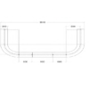 RECEPTION COUNTER WITH PARTITION SYSTEM – F1-PHALARIS