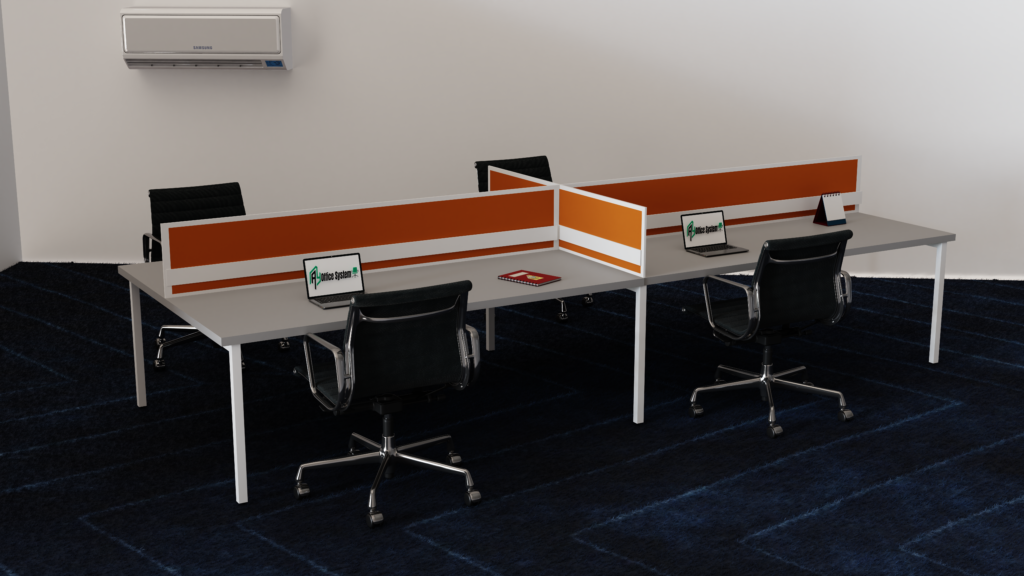 Rectangular Office Space RECTANGULAR SHAPE OFFICE WORKSTATION - R14 - AY Office System