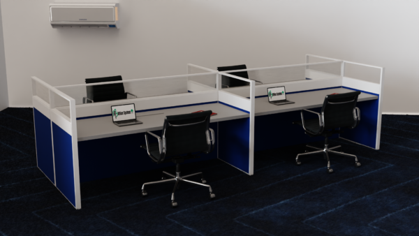 Rectangular Shape Office Workstation – R112