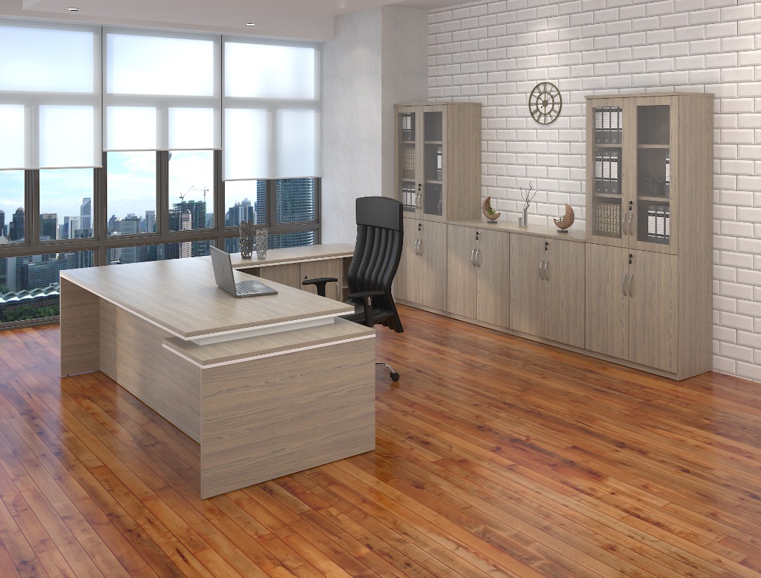 F1-MARS 320 Director Table – 7ft & 8ft with Side Cabinet