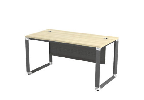 Rectangular Shape Office Table With O Pyramid Metal Leg – V-OMT 127