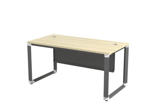 Rectangular Shape Office Table With O Pyramid Metal Leg – V-OMT 127