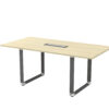 Rectangular Shape Conference Table With O Shape Pyramid Leg - V-OVB 18