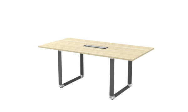 Rectangular Shape Conference Table With O Shape Pyramid Leg - V-OVB 18