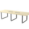 Rectangular Shape Conference Table With O Shape Pyramid Leg - V-OVB 18