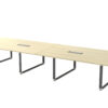 Rectangular Shape Conference Table With O Shape Pyramid Leg - V-OVB 18