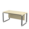 Rectangular Shape Office Table With O Pyramid Metal Leg - V-OWT 127/157/187