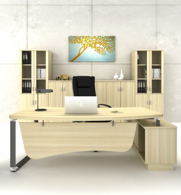 V-Q-OXL 2462 – 8 FEET DIRECTOR OFFICE TABLE, AY Office System, Malaysia Leading Office Furniture Supplier