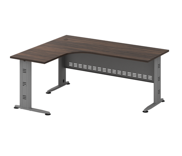 L Shape Office Table With J Metal Leg - V-QL 1515