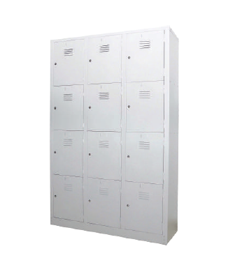 12 COMPARTMENT STEEL LOCKER - GV-S 107/A