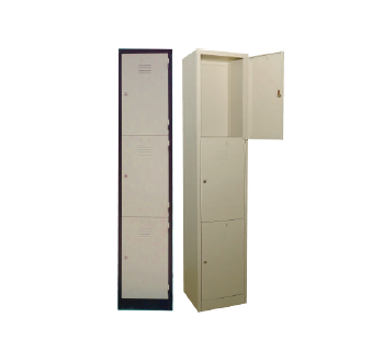 3 COMPARTMENT STEEL LOCKER - GV-S 114/3