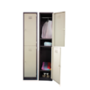 2 Compartment Steel Locker with Cloth Hanging Bar – GV-S 114/C