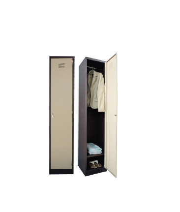 1 Compartment Steel Locker with Cloth Hanging Bar – GV-S 114/D